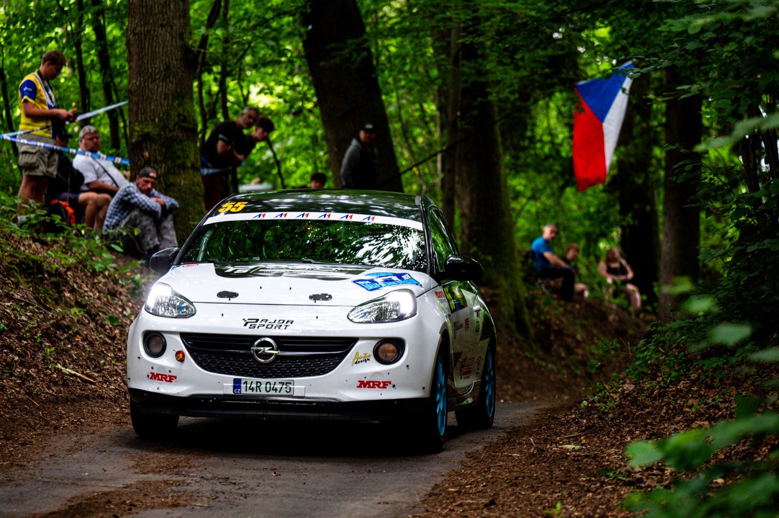 Opel Adam Cup na lesní rychlostní zkoušce Rally Bohemia