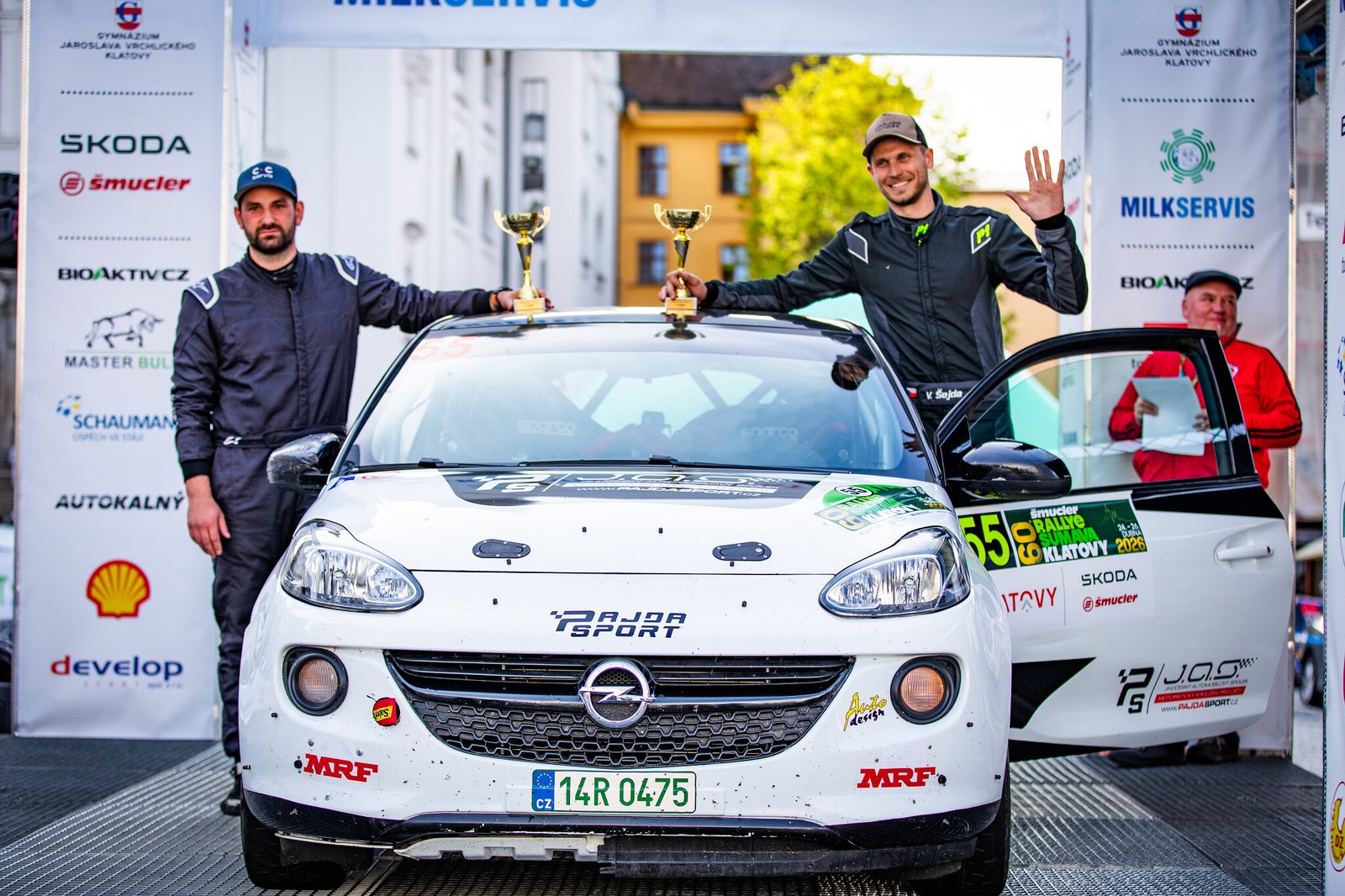 Moment ze závodu Rallye Šumava